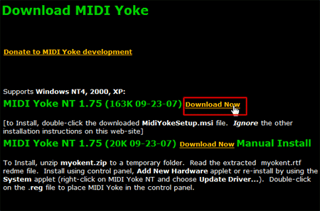 MIDI Yokeのダウンロード3